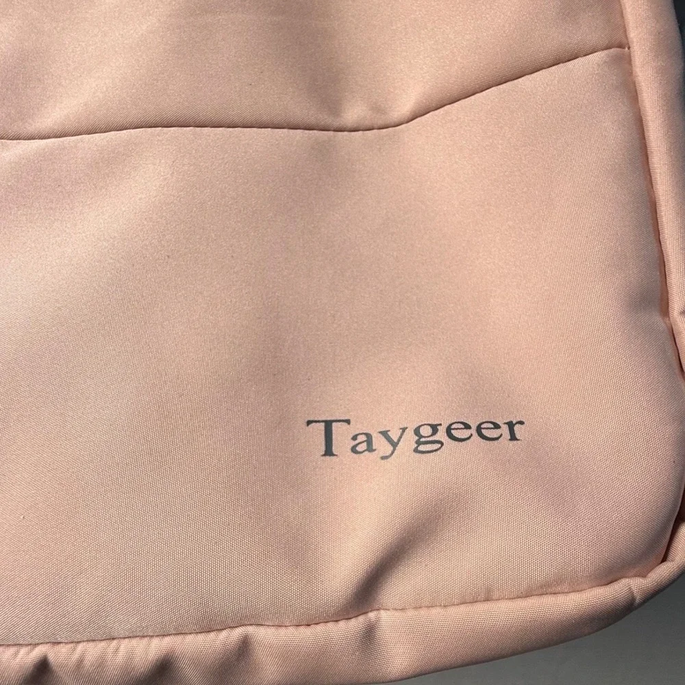 Taygeer Travel Laptop Backpack Pink USB Charging 17